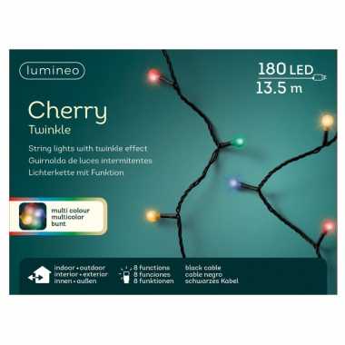 Feestverlichting twinkelend gekleurd met afstandsbediening 180 leds