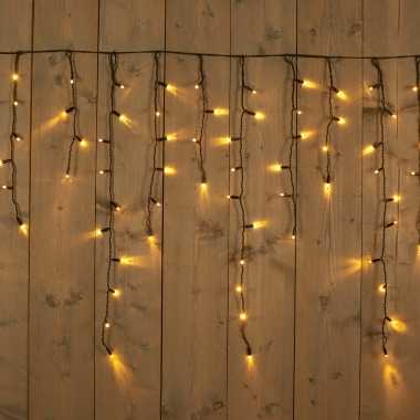 Ijspegelverlichting lichtsnoeren met 1000 warm witte lampjes