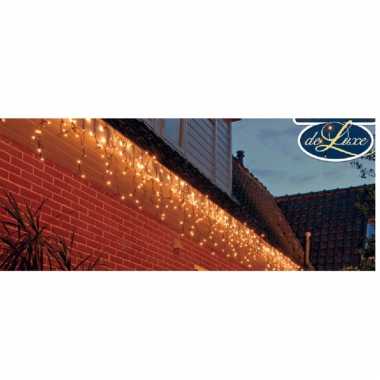 Ijspegelverlichting lichtsnoeren met 600 warm witte lampjes