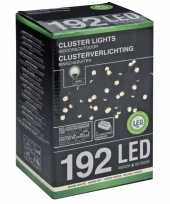Kerstverlicht cluster warm wit 192 led