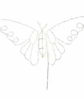 Kerstverlichting figuur vlinder 45 cm met 70 lampjes