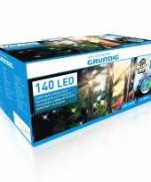 Kerstverlichting warm wit buiten lichtsnoeren 140 led lampjes