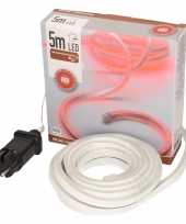 Lichtslang led strip rood buiten 5 meter