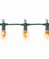 Vlamverlichting buiten 10 lampjes